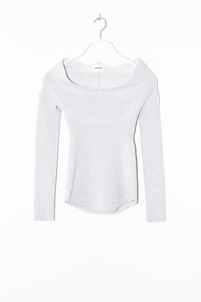 Khaite Pullover mit Cut-Outs in Silber