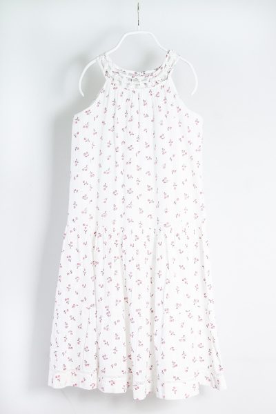 Bonpoint weißes Kleid mit Kirsch-Print