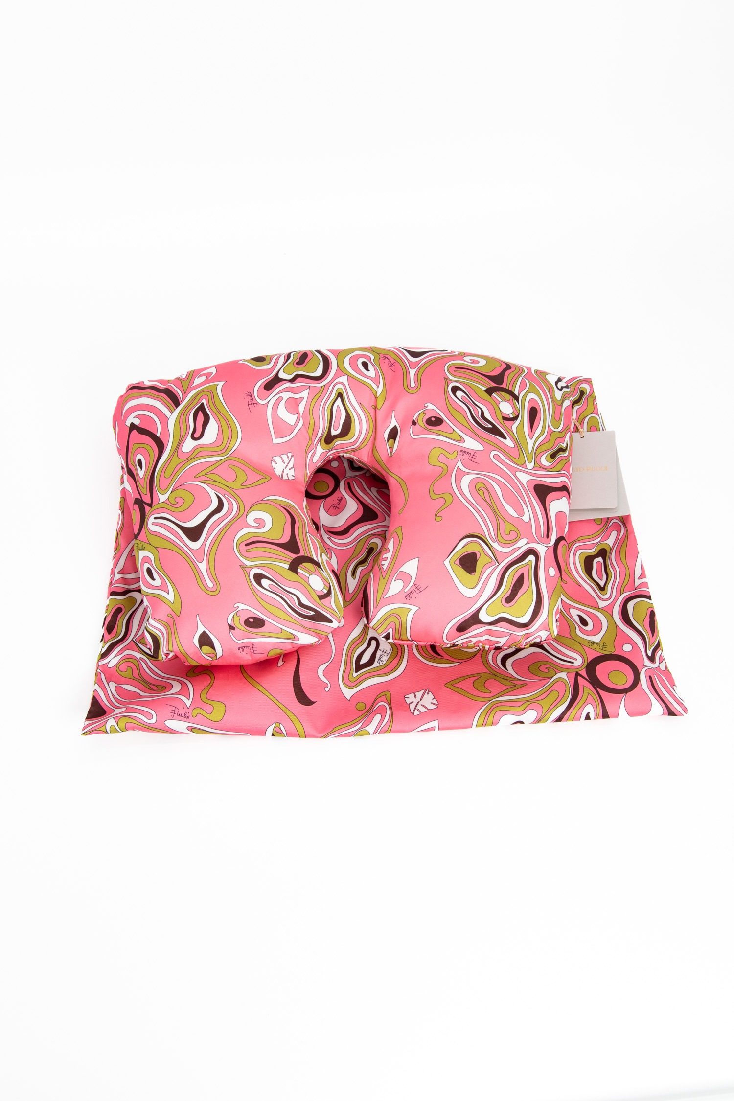 Thumbnail of http://Emilio%20Pucci%20gemustertes%20Reisekissen%20in%20Pink