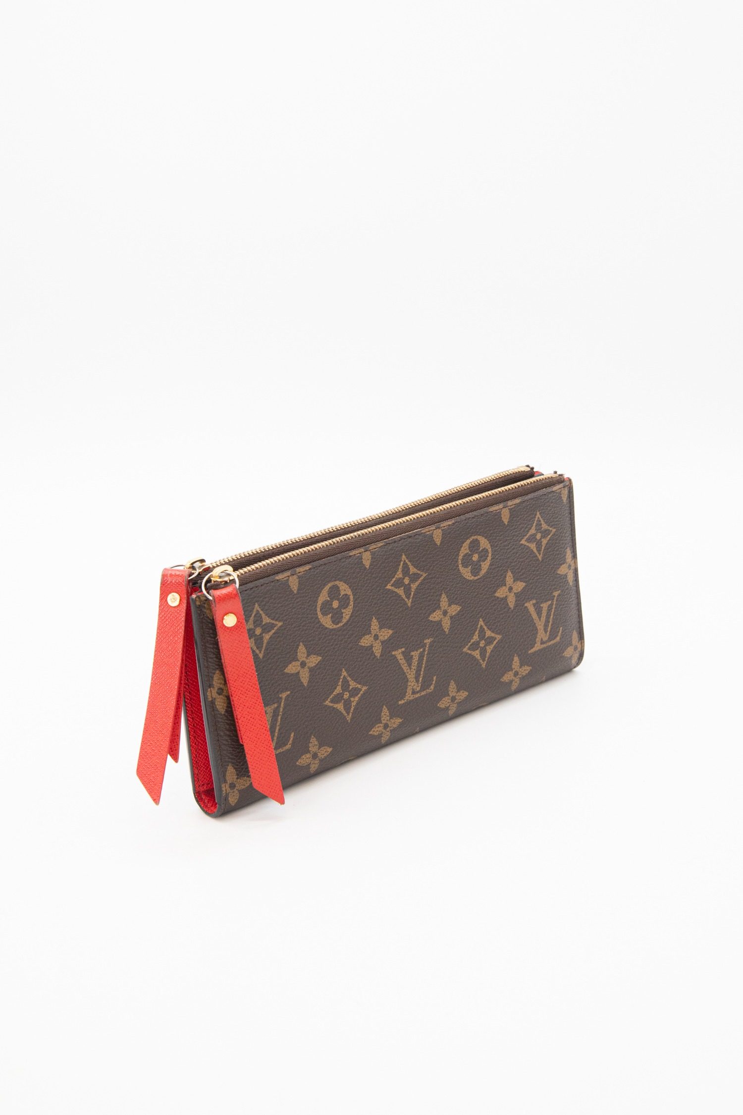 Thumbnail of http://Louis%20Vuitton%20Monogram%20Adele%20Portemonnaie%20mit%20roten%20Details