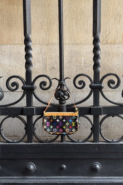 Louis Vuitton kleine Multicolor Pouchette in Schwarz und Bunt