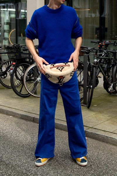 Louis Vuitton "Bumbag" Bauchtasche Monogram mit Felloptik