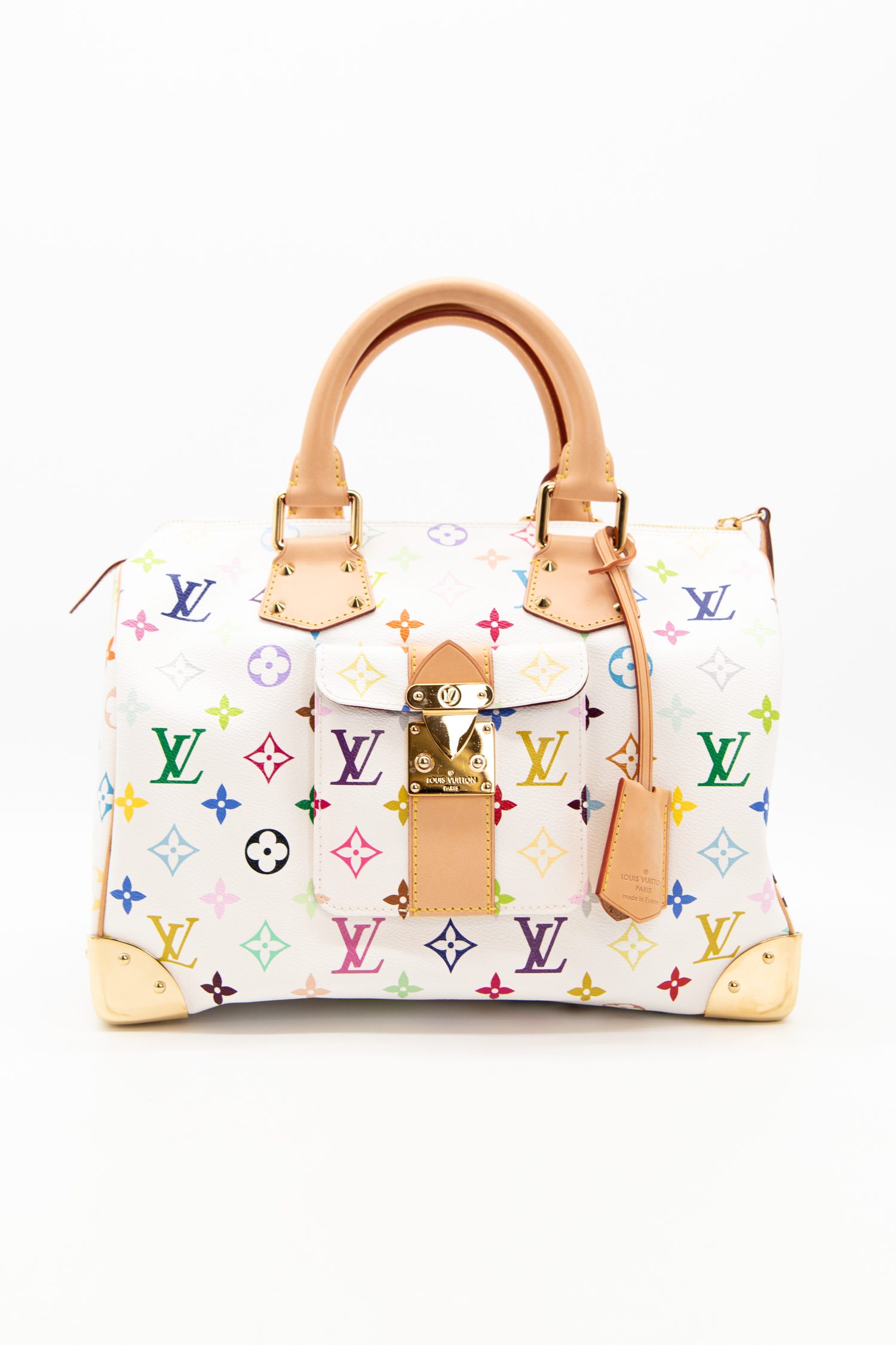Louis Vuitton "Speedy 30" Tasche by Takashi Murakami in Bunt