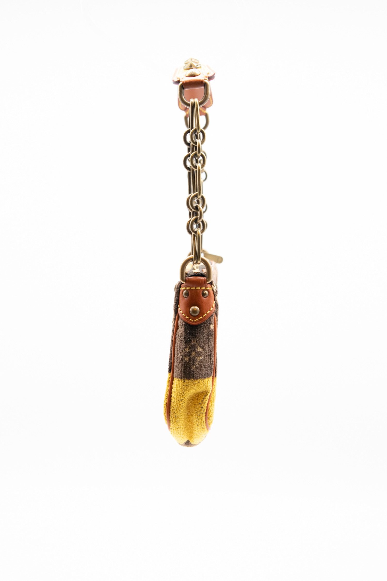 Thumbnail of http://Louis%20Vuitton%20Trompe%20L'oeil%20Handtasche%20in%20Dunkelbraun%20und%20Gelb