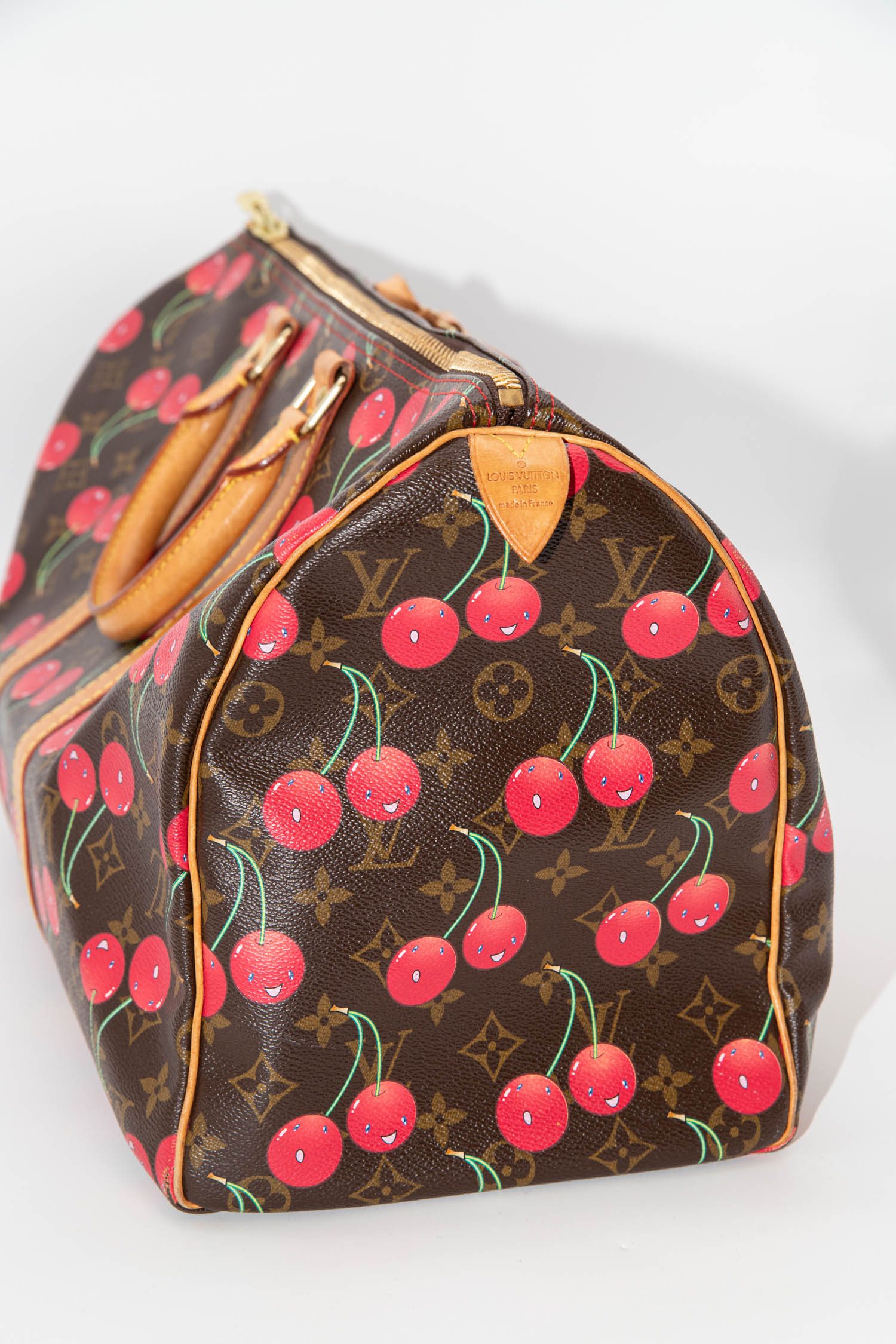 Thumbnail of http://Louis%20Vuitton%20x%20Takashi%20Murakami%20Keepall%2045%20Reisetasche