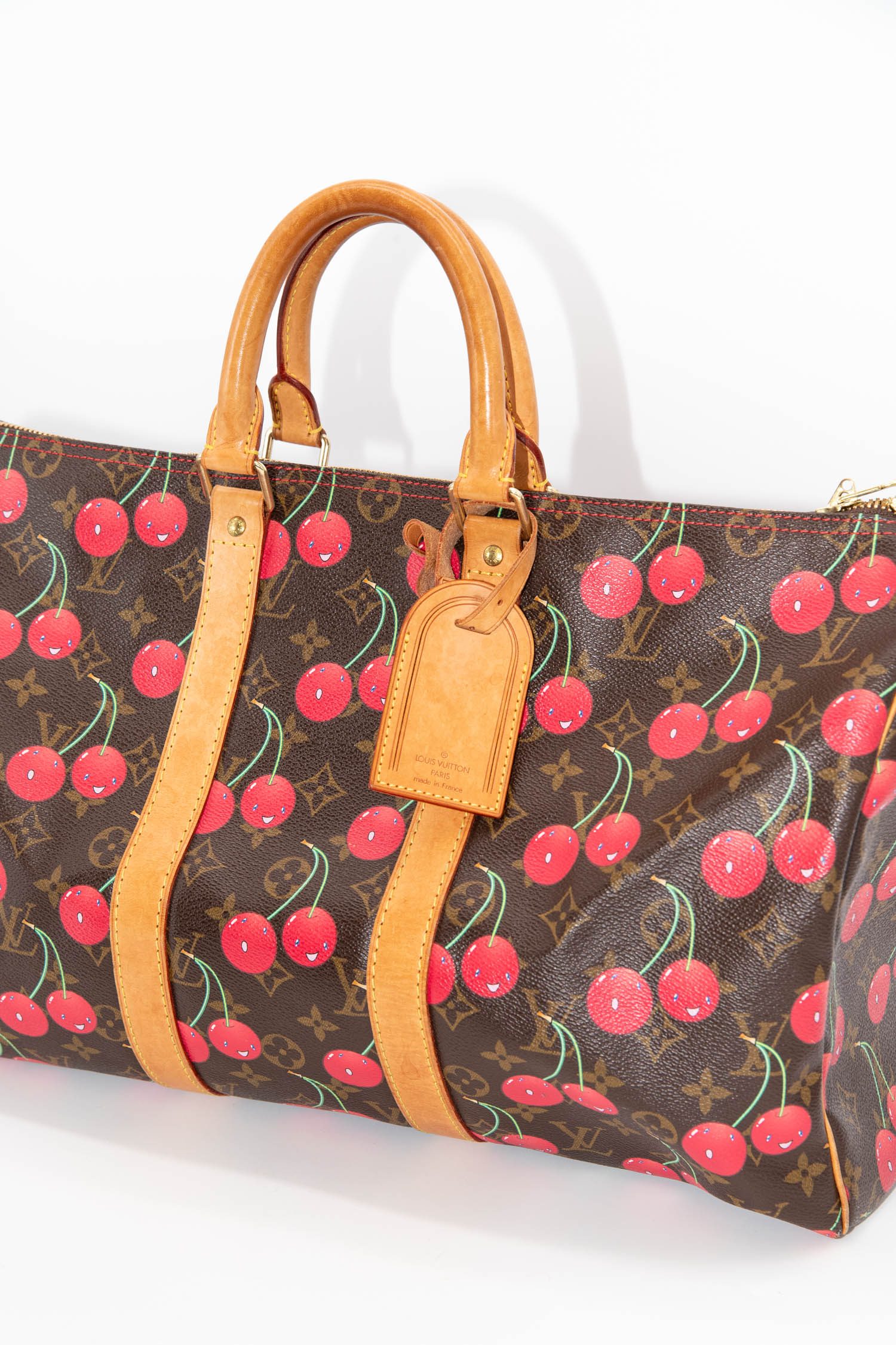 Thumbnail of http://Louis%20Vuitton%20x%20Takashi%20Murakami%20Keepall%2045%20Reisetasche