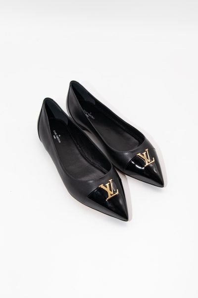 Louis Vuitton Ballerinas in Schwarz