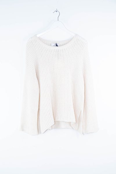 Lu Ren "Posie" Strickpullover in Ivory