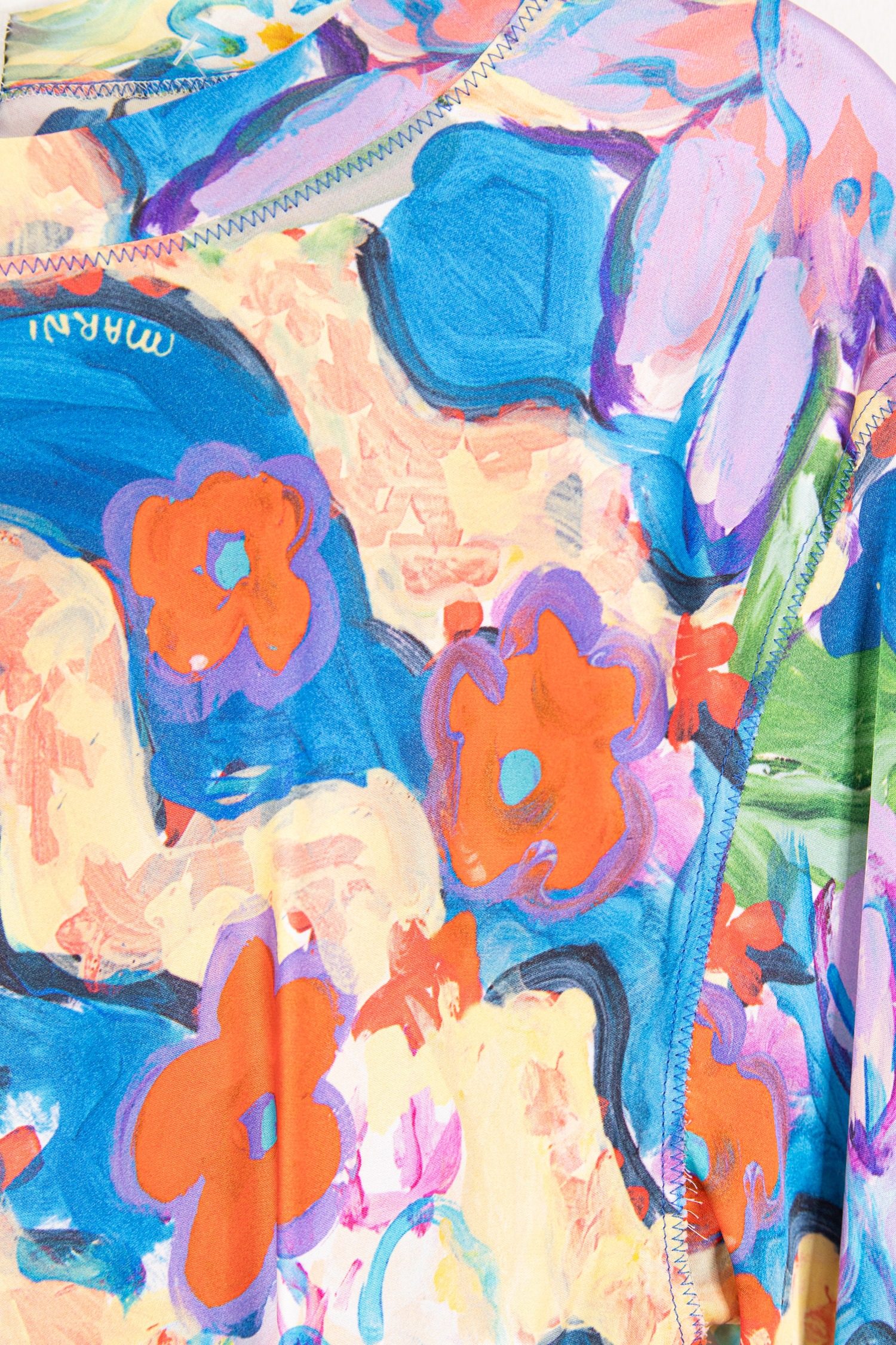 Thumbnail of http://Marni%20Minikleid%20mit%20floralem%20Aquarellmuster%20in%20Bunt