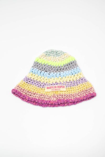 Marylin Roper "Crochet Bucket Hat" in Mint