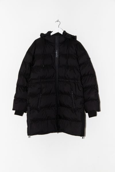 Max Mara Leisure gefütterter Steppmantel in Schwarz
