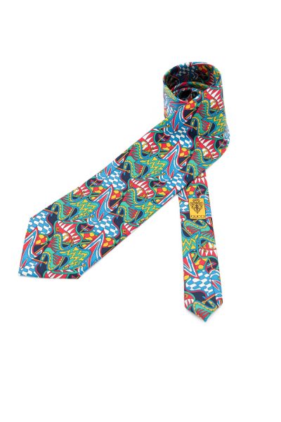 Gucci Krawatte mit mehrfarbigem Muster