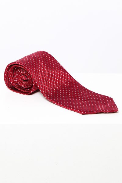 Hermès gemusterte Krawatte in Rot