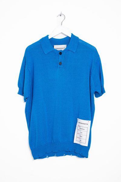 Amaránto Polo-Shirt in Kobaltblau
