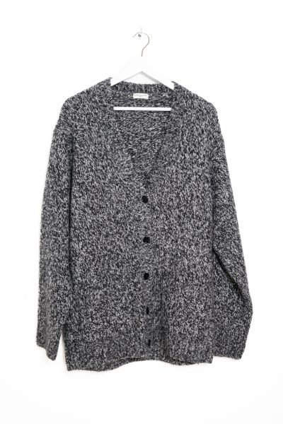 Dries Van Noten Strickjacke meliert in Grau