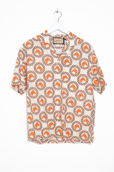 Gucci Hemd mit Pferdemotiven