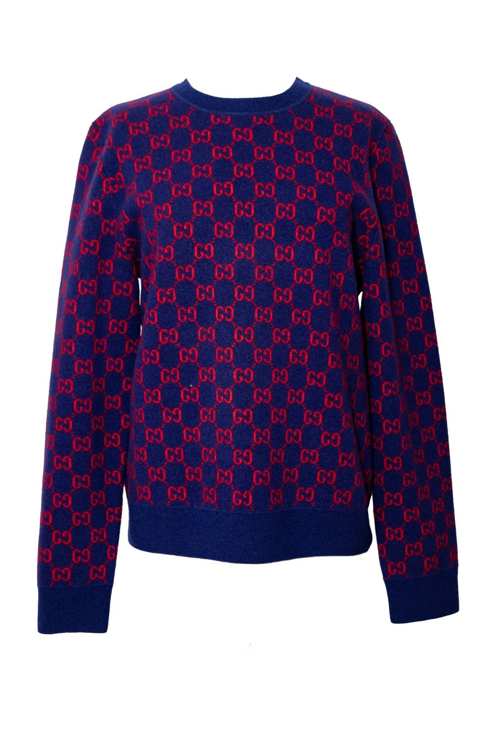 Thumbnail of http://Gucci%20Pullover%20in%20Blau%20und%20Rot