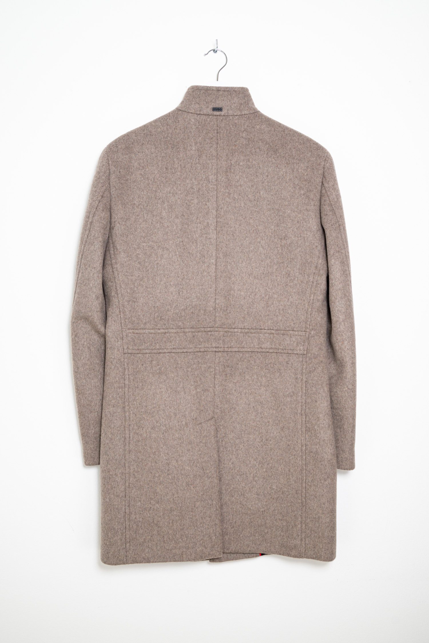 Hugo Boss gerader Mantel in Braun