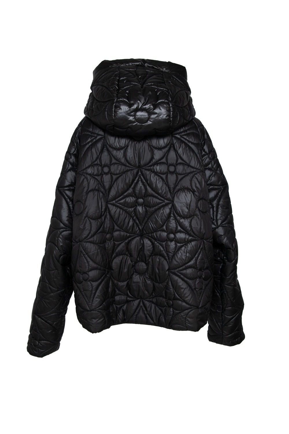 Thumbnail of http://Louis%20Vuitton%20Steppjacke%20mit%20Monogram-Blüten%20in%20Schwarz