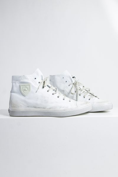 Saint Laurent High Top Sneaker weiß