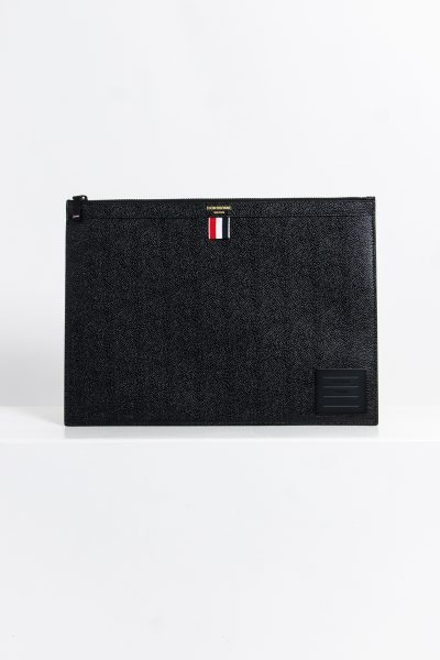 Thom Browne Laptoptasche in schwarz