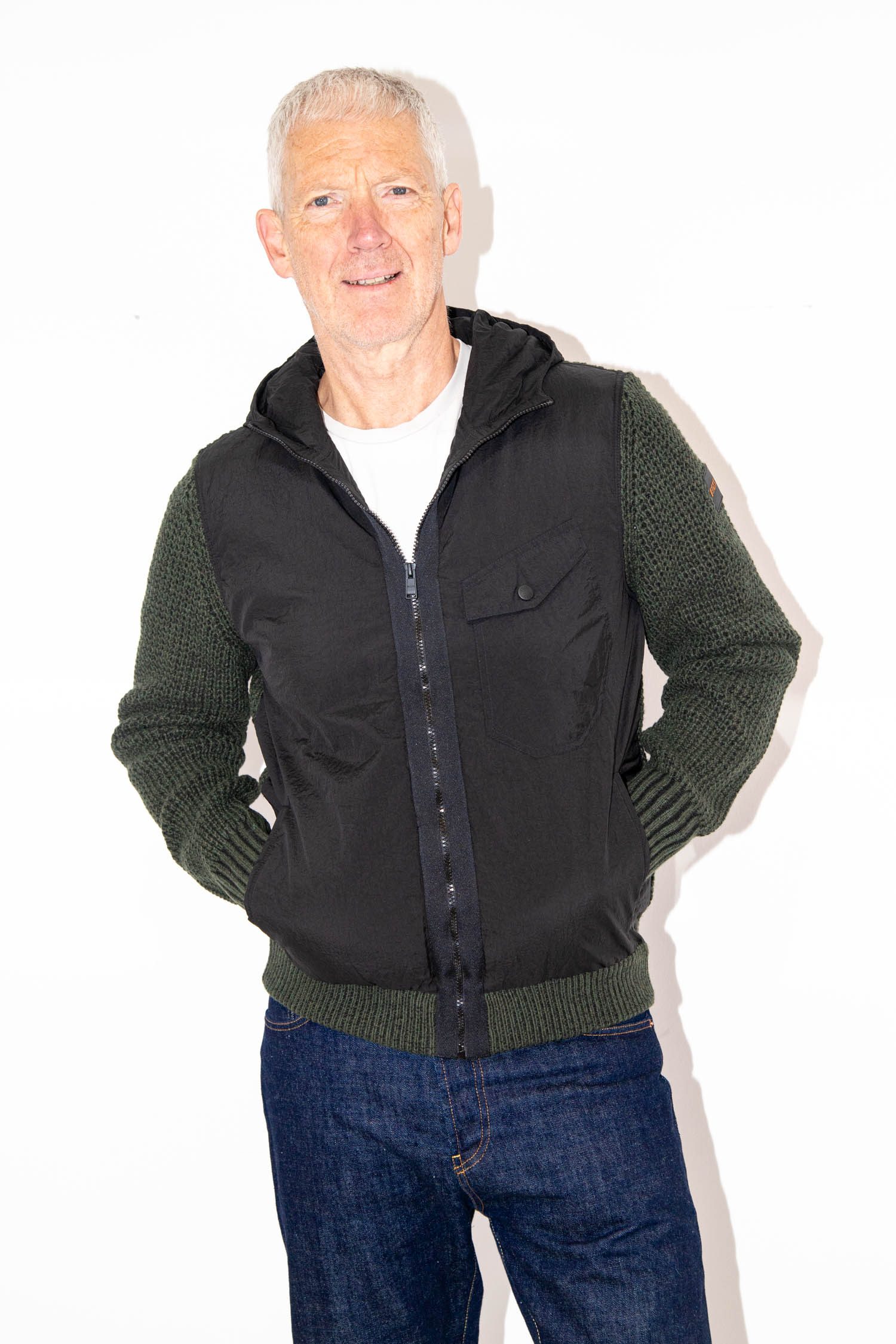 Hugo Boss Strickjacke in Dunkelgrün
