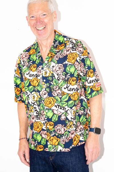 Kenzo "Hawaiian Flower" Kurzarm-Hemd