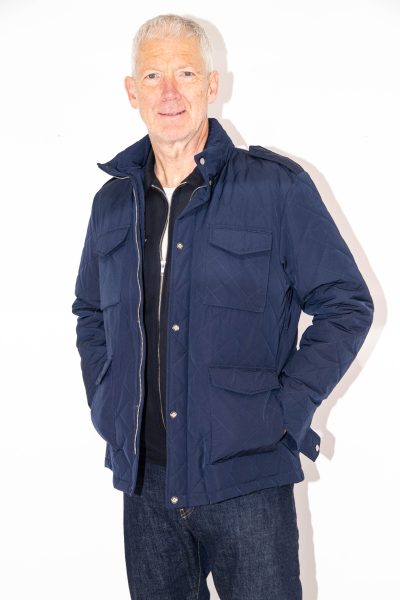 Luigi Borelli Steppjacke in Dunkelblau