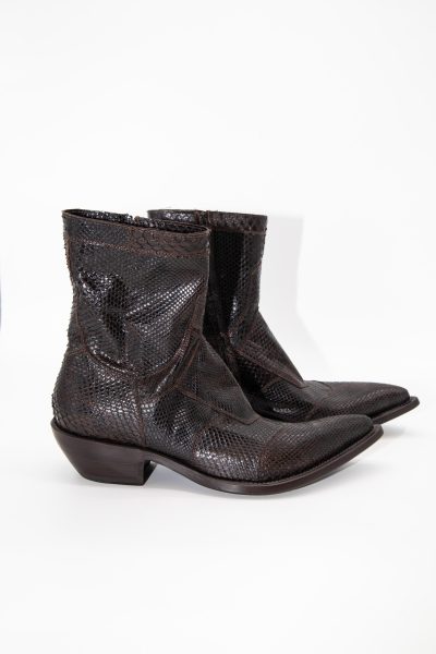 Gianni Barbato Cowboystiefel aus Reptilleder