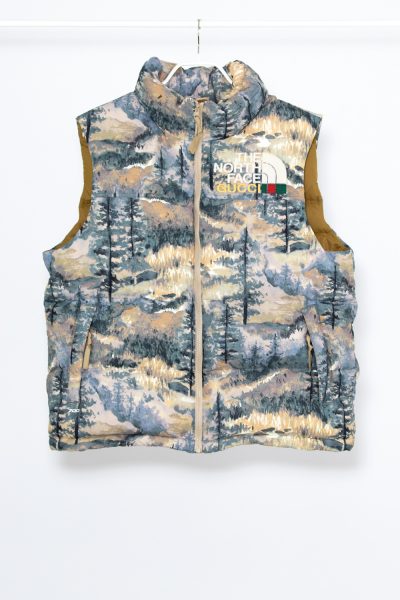 Gucci x The North Face Weste mit Print