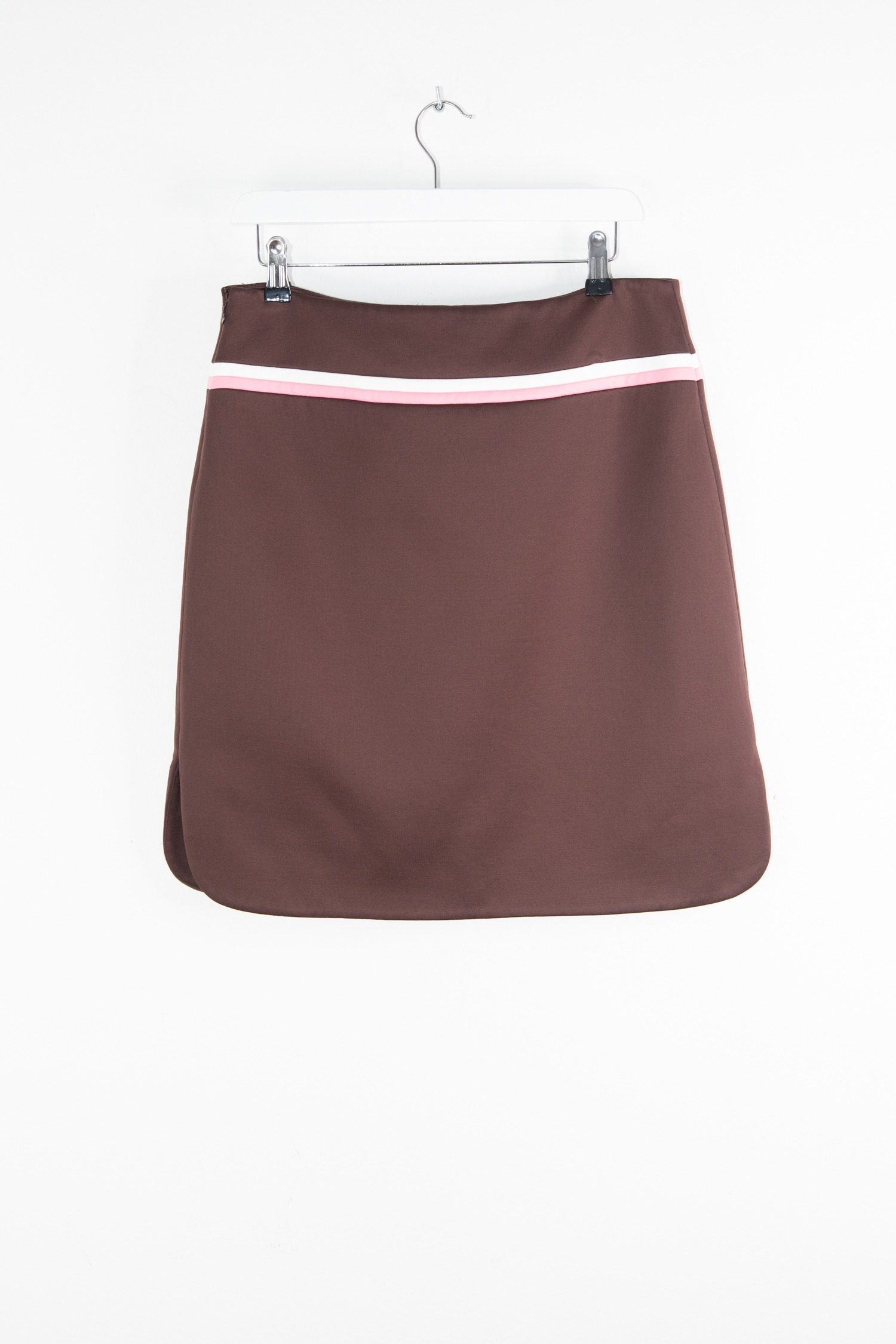 Thumbnail of http://Miu%20Miu%20Minirock%20mit%20Streifen-Details%20in%20Braun