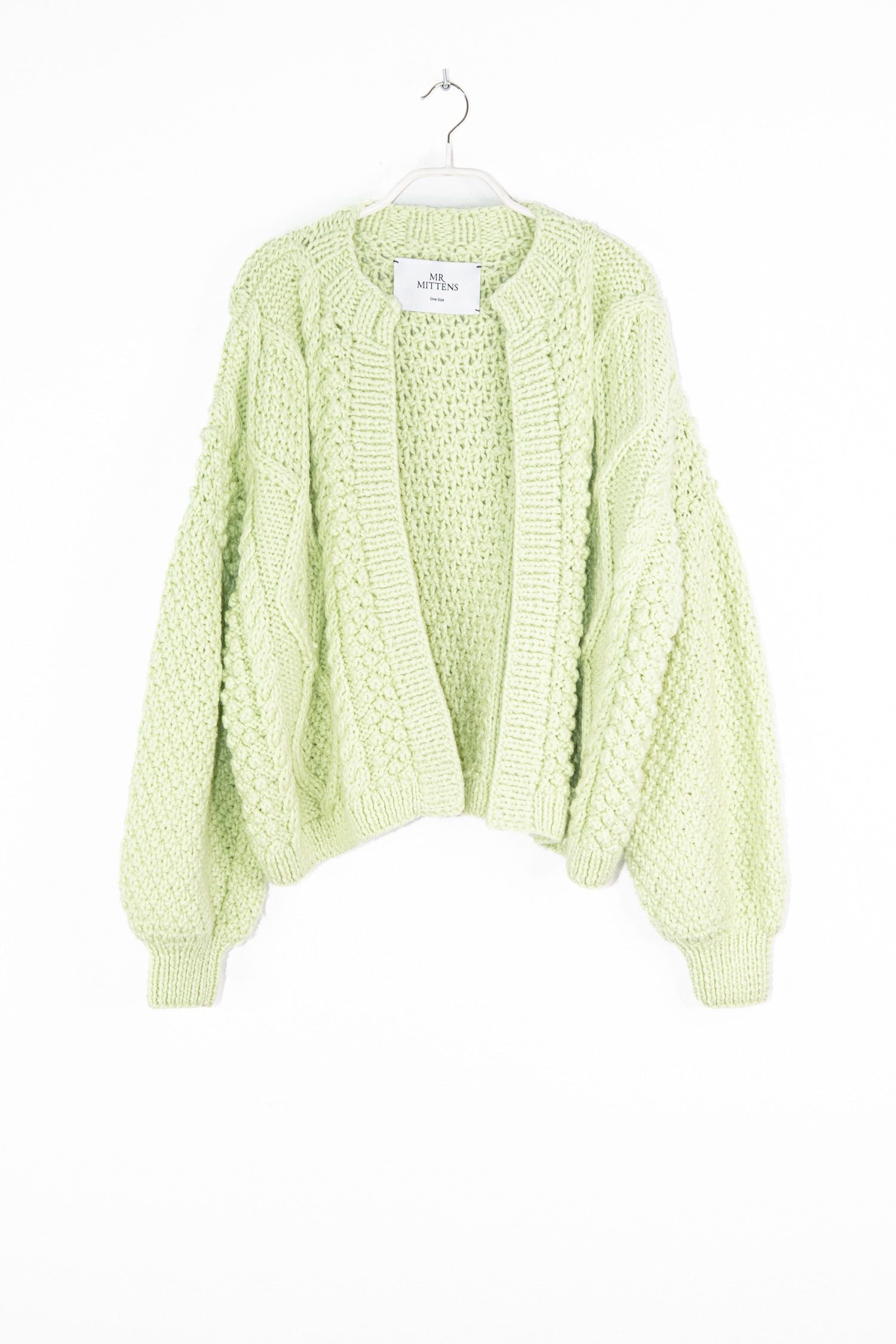 Thumbnail of http://Mr%20Mittens%20Strickjacke%20in%20Hellgrün