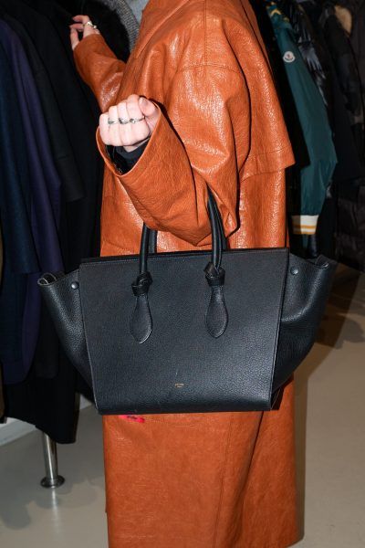 Céline "Tie" Handtasche mit Pochette in Schwarz