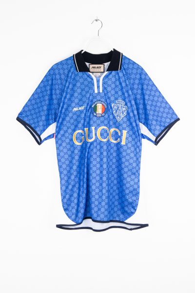Gucci x Palace Trikot in Blau und Gold