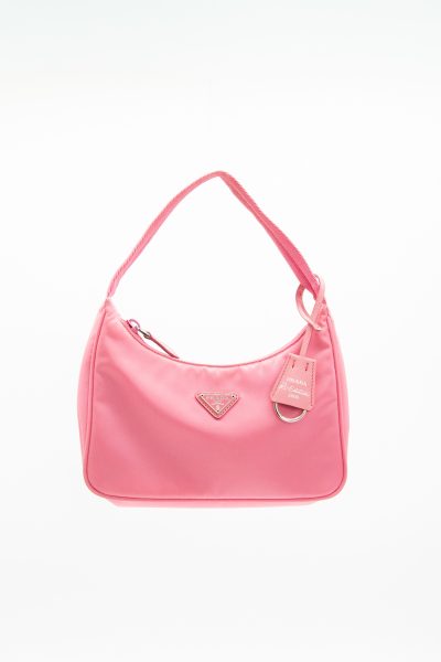 Prada "Re-Edition 2000" Handtasche aus Re-Nylon in Pink