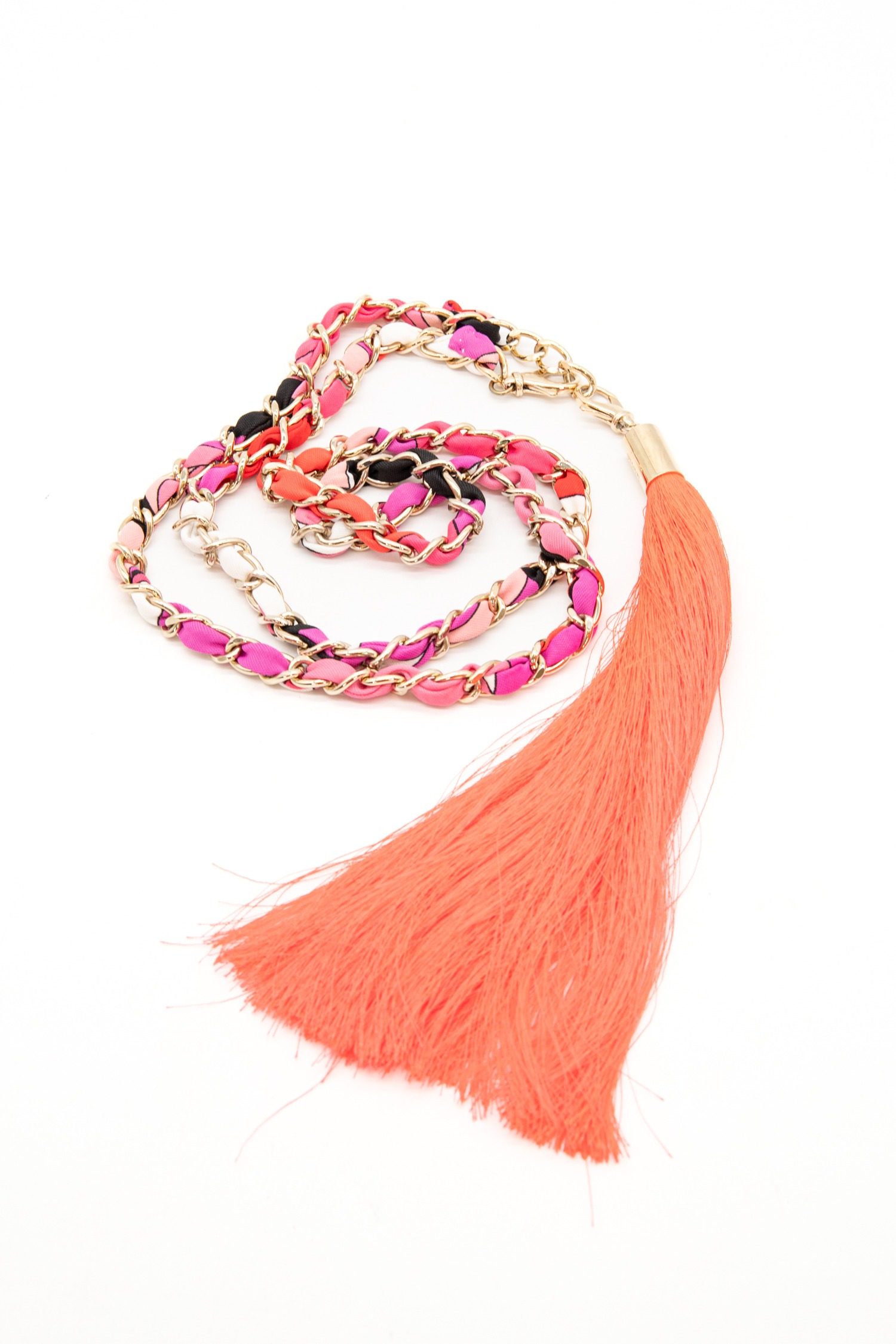 Thumbnail of http://Pucci%20Kettengürtel%20mit%20Quaste%20in%20Pink%20und%20Gold