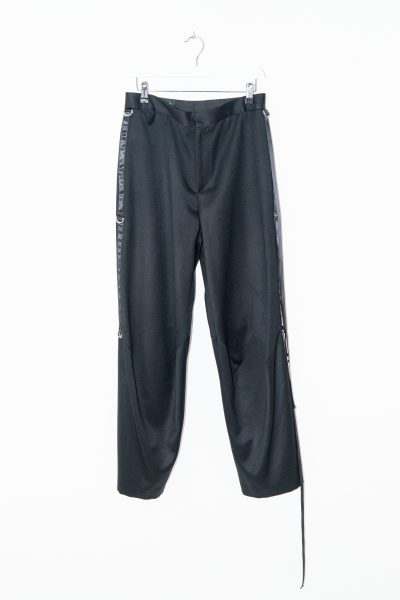 R13 "Articulated Tuxedo Trouser" Hose in Schwarz und Silber