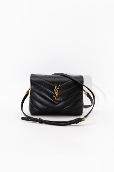 Saint Laurent "Loulou Toy" Umhängetasche in Schwarz