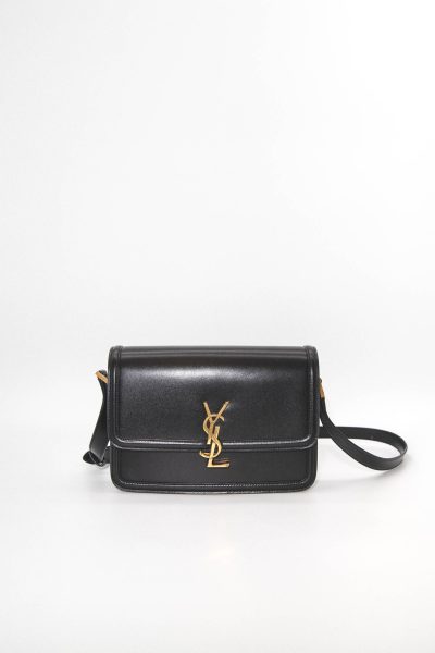 Saint Laurent "Solferino Medium" Umhängetasche in Schwarz