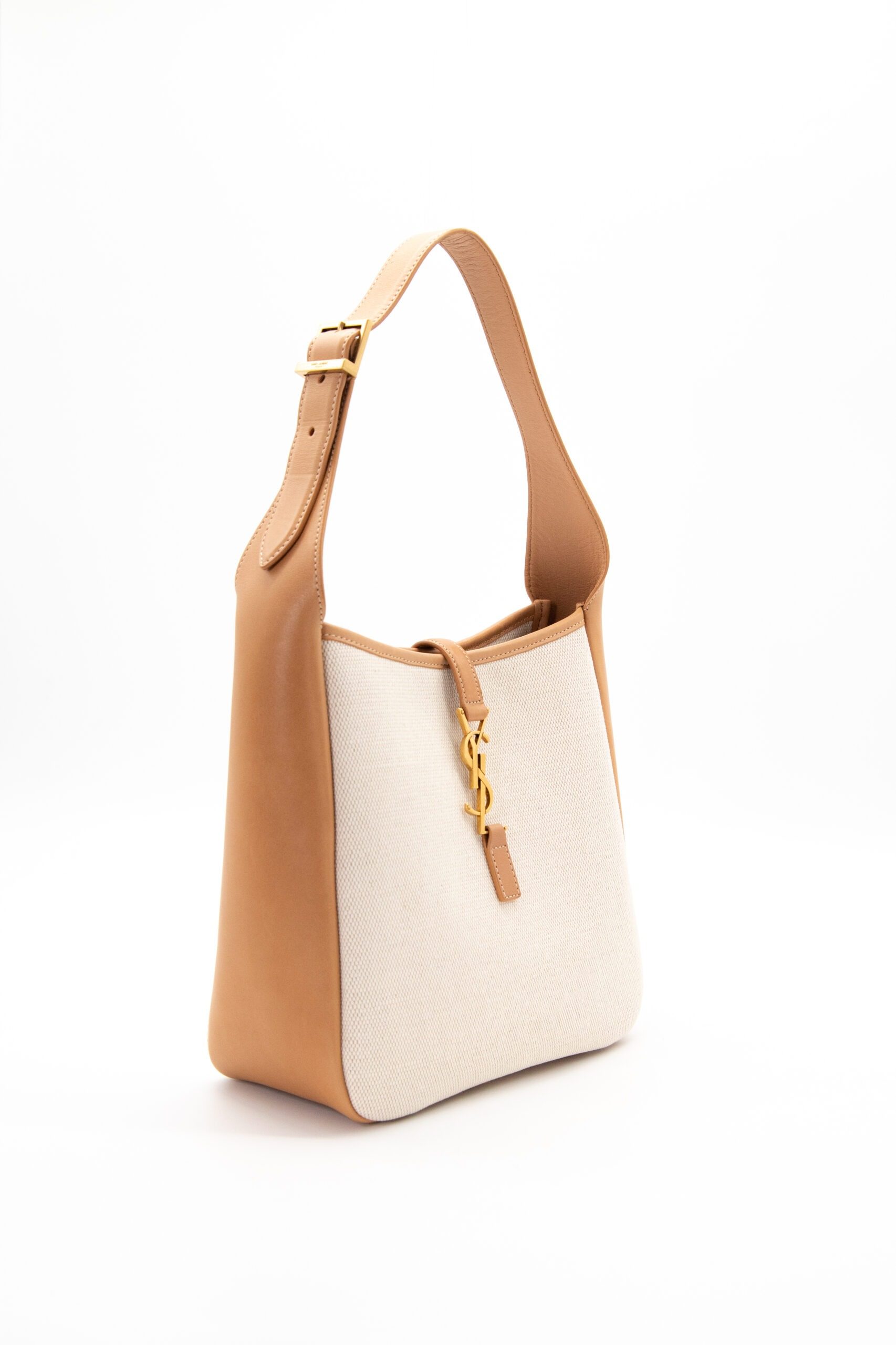 Thumbnail of http://Saint%20Laurent%20Le%205%20à%207%20Handtasche%20aus%20Canvas%20und%20Leder