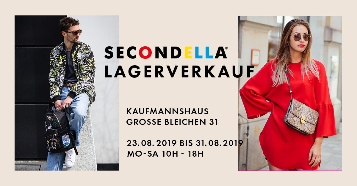SECONDELLA Sommer-Lagerverkauf im Kaufmannshaus 2019