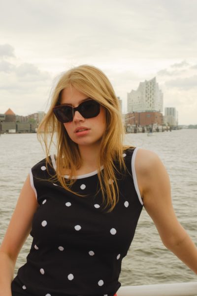 Max Mara Cat-Eye-Sonnenbrille in Bordeaux