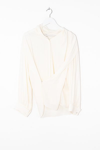 The Row "Darnelle" Seidenbluse in Ecru