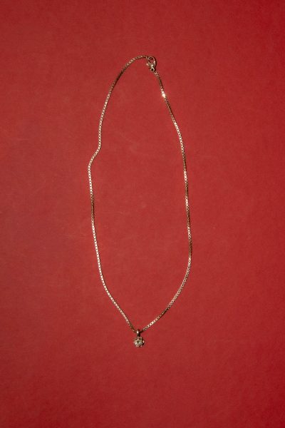 Venezianerkette mit Brillant-Anhänger in Silber