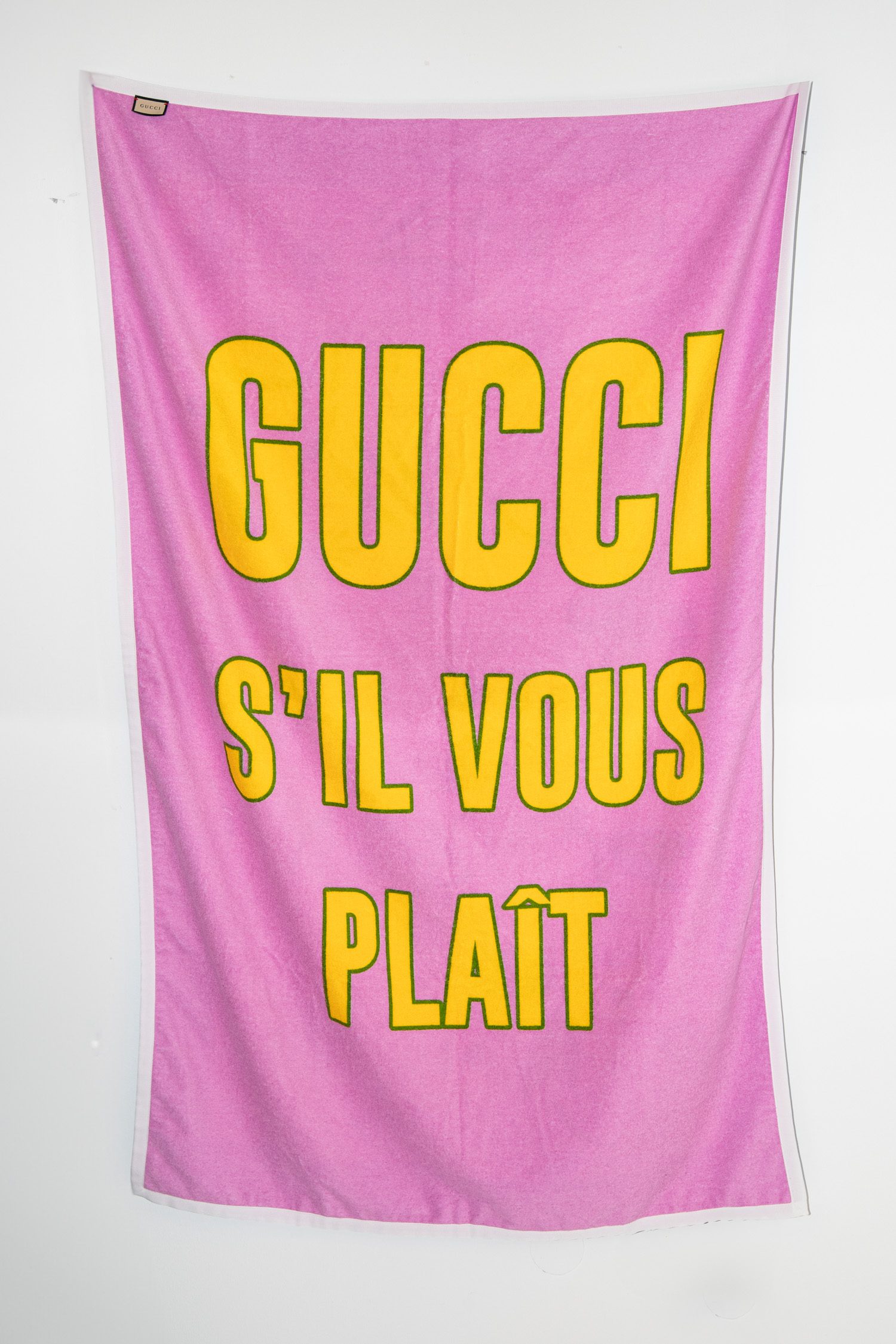 Gucci Badetuch mit floralen Motiven