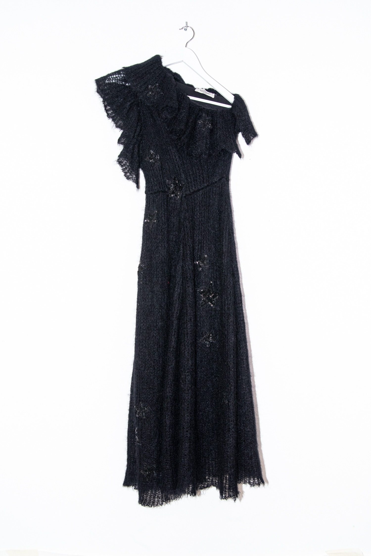 Thumbnail of http://Valentino%20Strickkleid%20mit%20Sternen%20in%20Schwarz