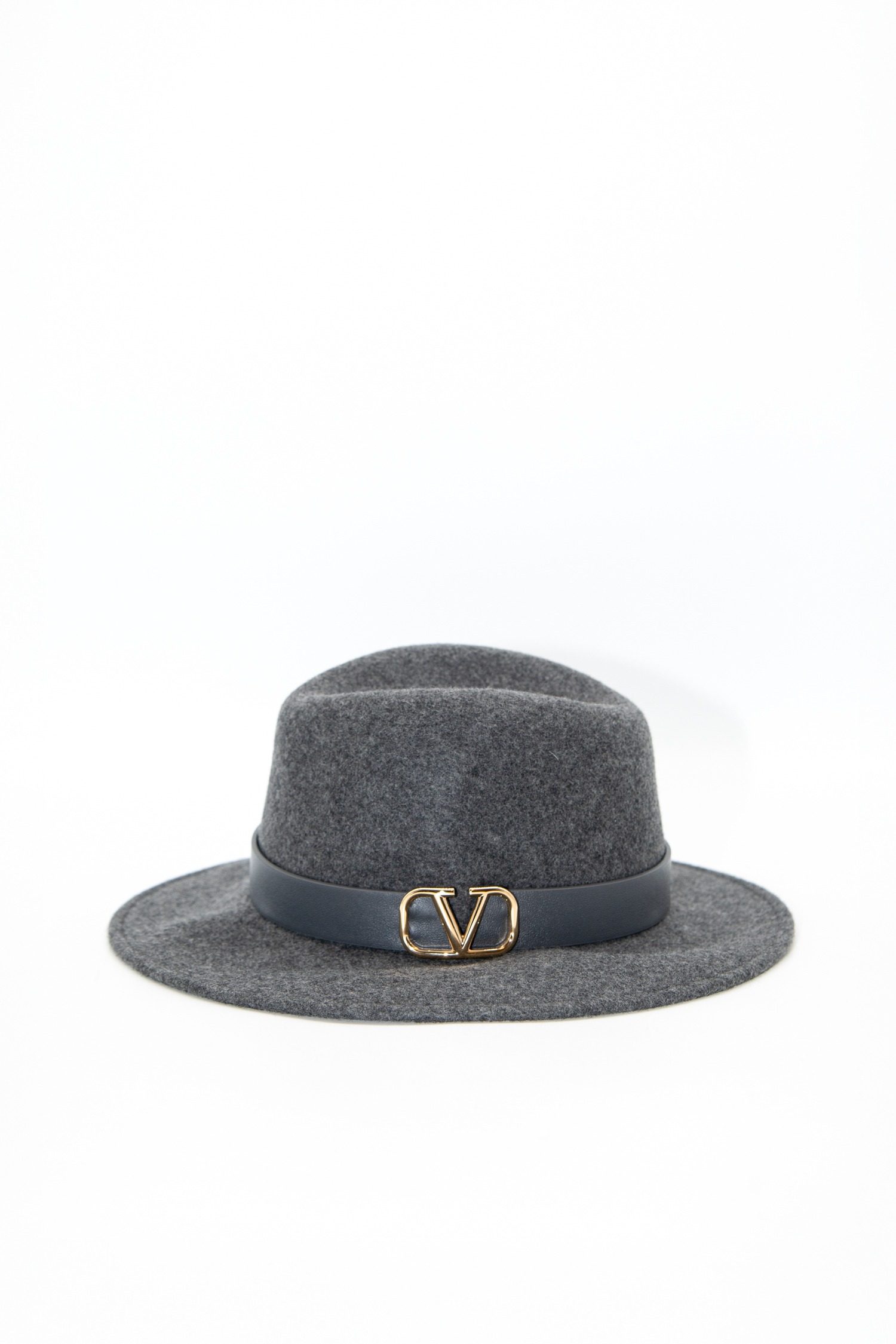 Thumbnail of http://Valentino%20Fedora-Hut%20mit%20Logodetail%20in%20Dunkelgrau