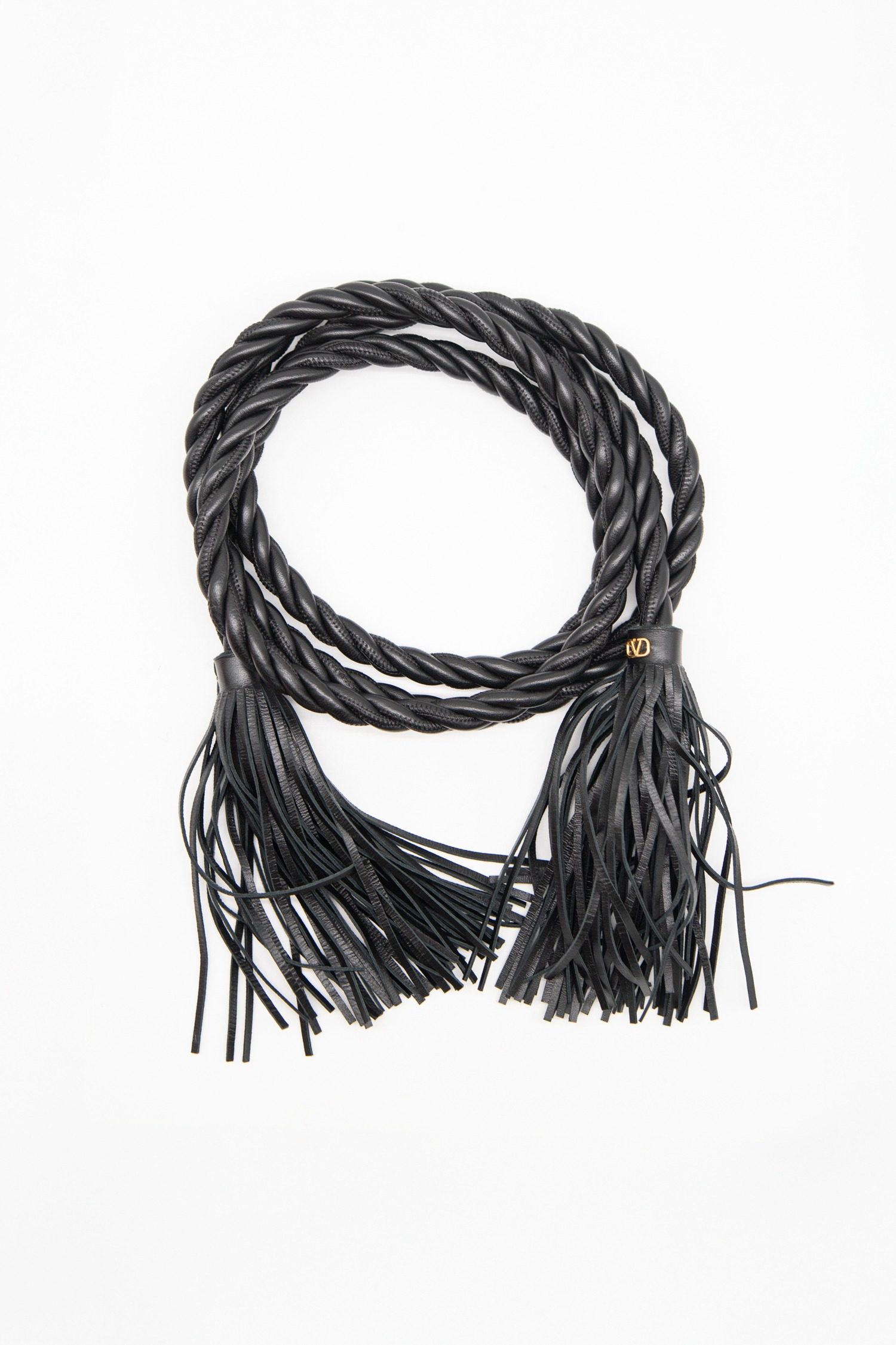 Thumbnail of http://Valentino%20Flechtgürtel%20in%20Schwarz%20und%20Gold