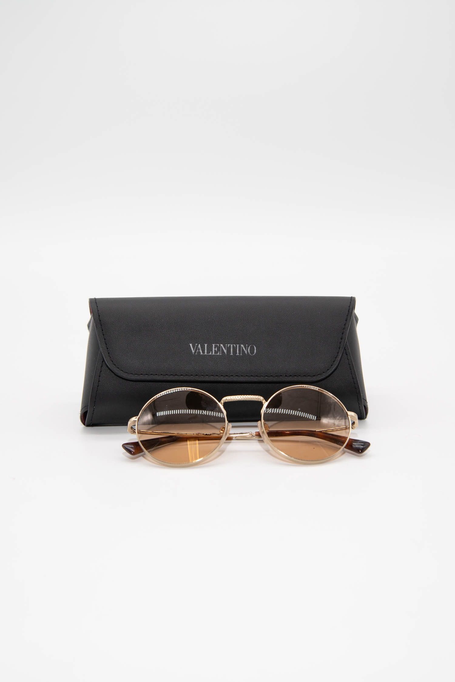 Thumbnail of http://Valentino%20VA2024%20runde%20Sonnenbrille%20in%20Gold
