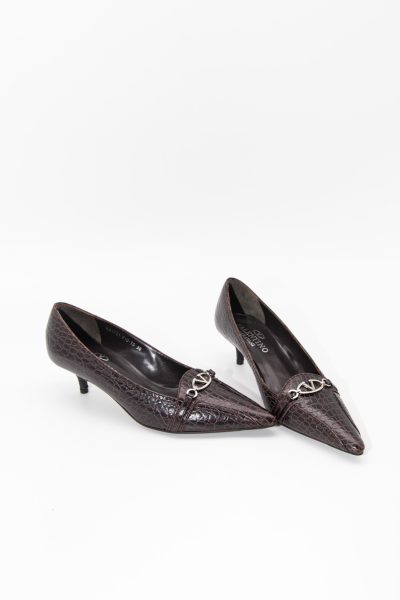 Valentino Pumps in Dunkelbraun